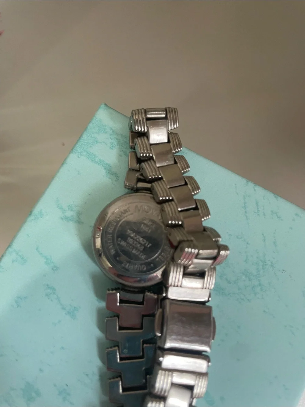 Movado Silver-ToneWatch. Stunning.